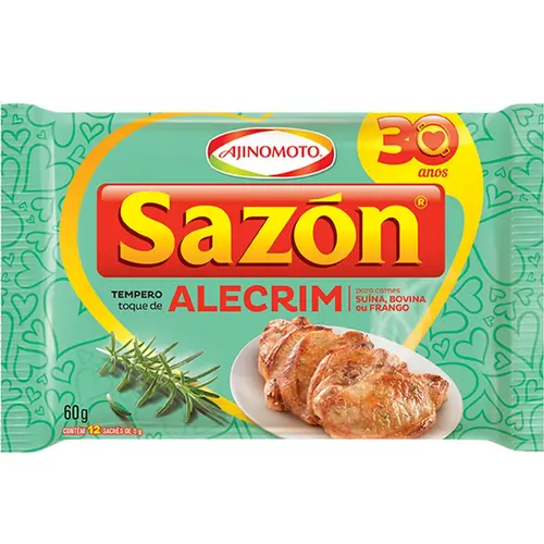 TEMPERO SAZON TOQUE DE ALECRIM 60G