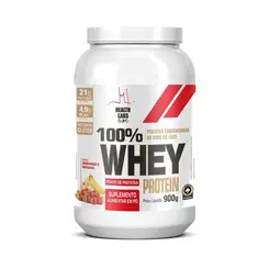 Whey Protein Health Labs Morango e Banana 900G