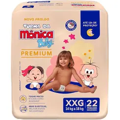FRALDA TURMA DA MONICA ECONOMICA XXG 22UN