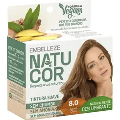 NATUCOR LOURO CLARO 8.0 TINT SUAVE