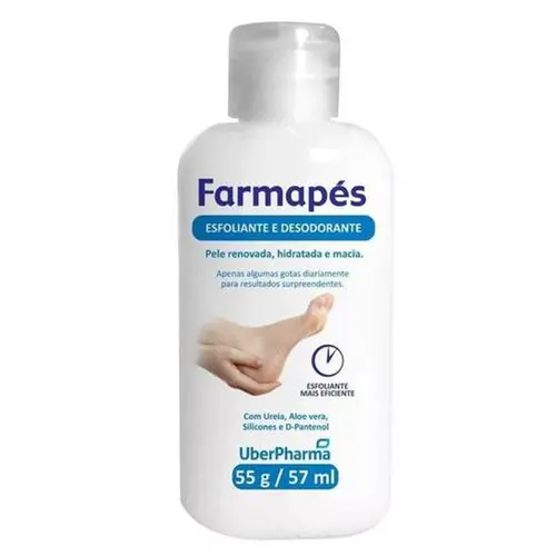 DESODORANTE E ESFOLIANTE FARMAPES LOCAO 57ML
