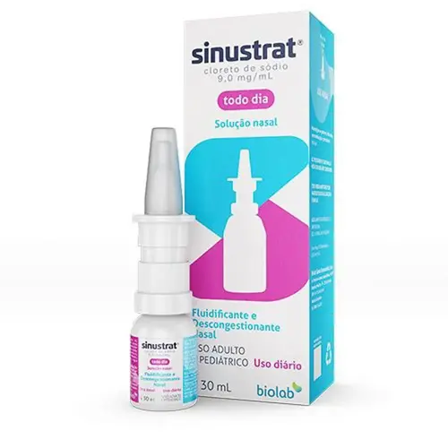 Sinustrat Solução Nasal Uso Adulto e Pediátrico Spray 30ml