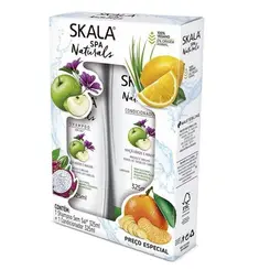 KIT SHAMPOO SKALA 325ML+CONDICIONADOR MACA VERDE MALVA 325ML