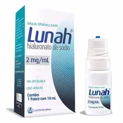 Lunah solucao oftalmologica 2mg 10ml