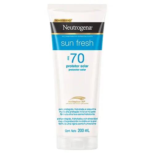 Protetor Solar Neutrogena Sun Fresh Fps70 Loção 200ml