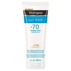 Protetor Solar Neutrogena Sun Fresh Fps70 Loção 200ml