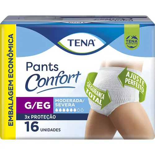 Roupa Íntima Tena Pants Confort G/EG 16 Unidades