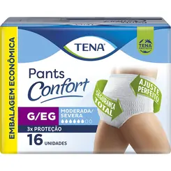 Roupa Íntima Tena Pants Confort G/EG 16 Unidades
