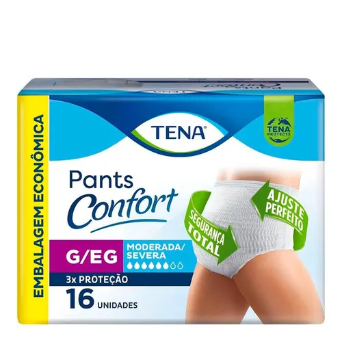 Roupa Íntima Tena Pants Confort G/EG 16 Unidades