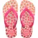 Sandália Havaianas Kids Flores Branco Rosa 29/30