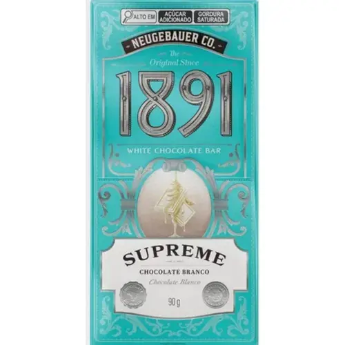 Chocolate Tablete 1891 Supreme Branco 90g