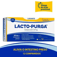 Lacto Purga 5mg com 12 Comprimidos Revestidos