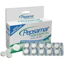 Pepsamar 230mg com 50 Comprimidos Mastigáveis