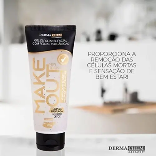Gel Esfoliante Dermachem Pedras Vulcânicas Make Out 100g