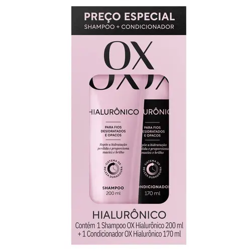 KIT SHAMPOO E CONDICIONADOR HIALURONICO 200 ML