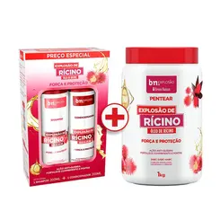 KIT SHAMPOO E CONDICIONADOR RICINO 200 ML