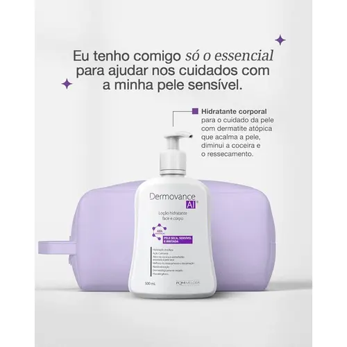 Dermovance AI Loção Hidratante Face e Corpo para Peles Secas, Irritada e Sensível 200ml