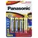 PILHA PANASONIC ALCALINA AA LV4P3