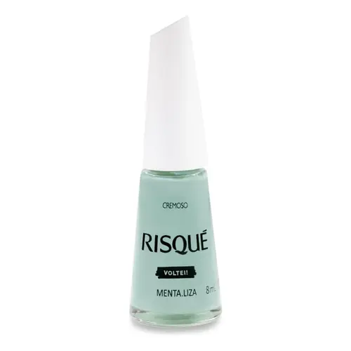 Esmalte Risqué  Menta Liza Cremoso 8ml