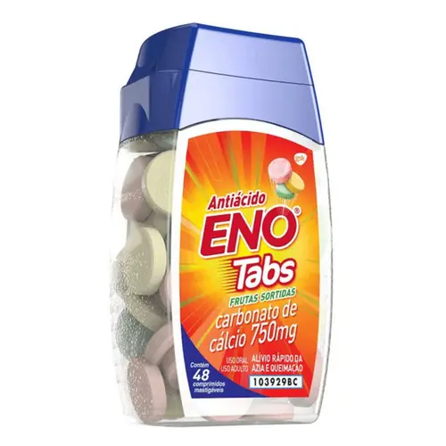 Sal De Fruta Eno Tabs Com 48 Pastilhas