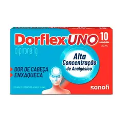 Dorflex Uno 1g C/ 10 Comprimidos Efervescentes - Combate Enxaqueca
