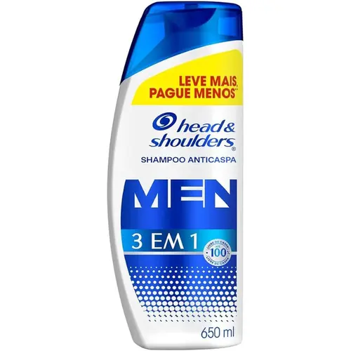 SH HEAD SHOULDERS 650ML 3EM1 MEN