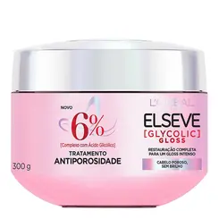 CREME DE TRATAMENTO L ORÉAL PARIS ELSEVE GLYCOLIC GLOSS 300G