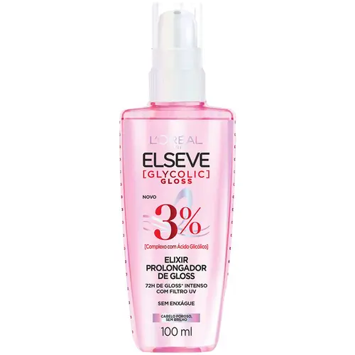 SÉRUM ELIXIR L ORÉAL PARIS ELSEVE GLYCOLIC GLOSS 100ML