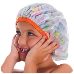 TOUCA DE BANHO ESTAMPADA INFANTIL