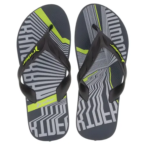 CHINELO STREET CITY PRETO/PRETO/VERDE 37/38