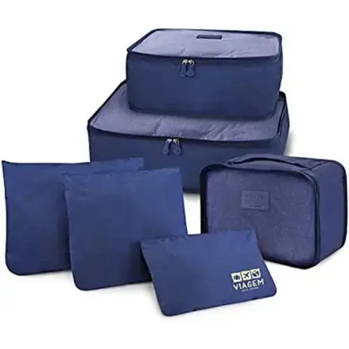 Kit Organizador Malas Life B Colors 6 Peças