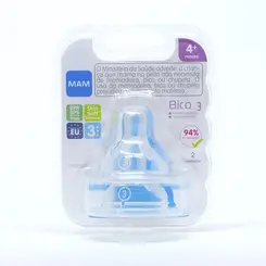 Bico 3 Mam Fluxo Rapido (4+ Meses)  Imp