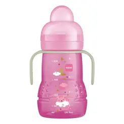 Copo de Transição Mam Trainer+ Night Rosa 220ml