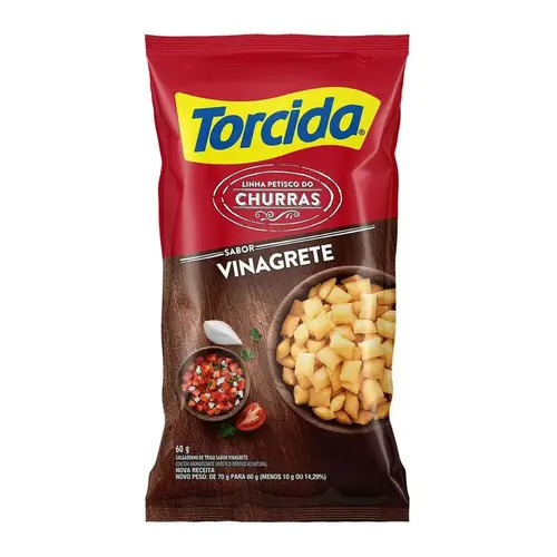 Salgadinho Torcida Vinagrete 60G