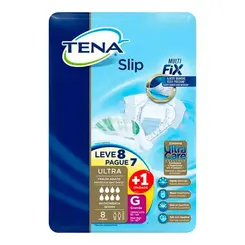 FRALDA GERIÁTRICA TENA SLIP ULTRACARE TAMANHO G LEVE 8 PAGUE 7