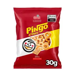 Salgadinho Pingo Douro Bacon 30G