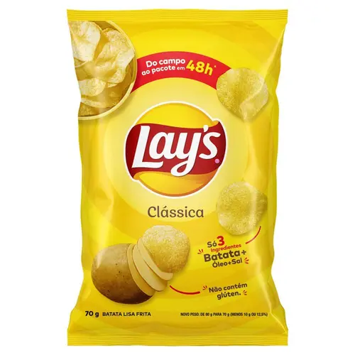 Salgadinho Lays Classicas 70G