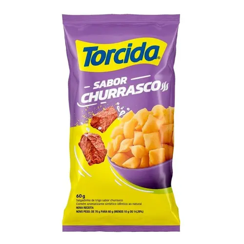 Salgadinho Torcida Churrasco 60G