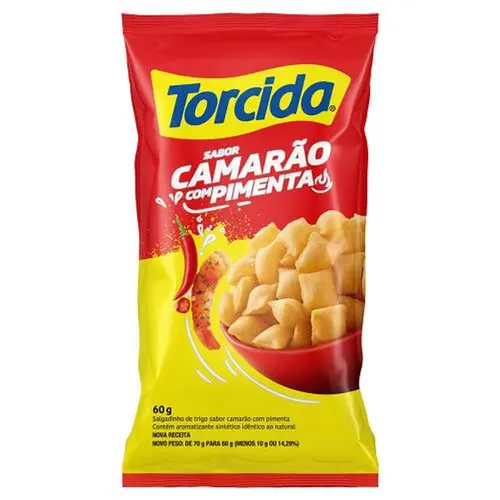 Salgadinho Torcida Camarao 60G