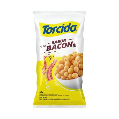 Salgadinho Torcida Bacon 60G