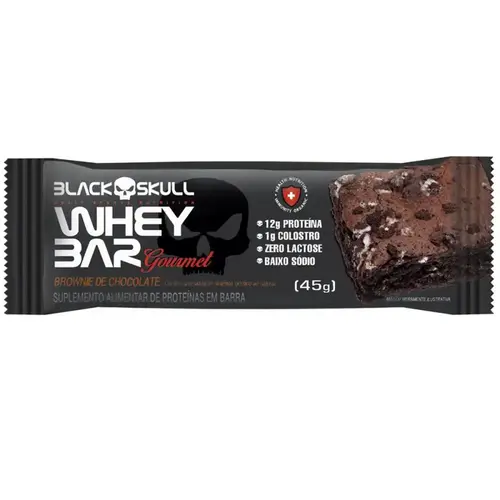 Whey Bar Gourmet Blackskull Brownie De Chocolate 45G