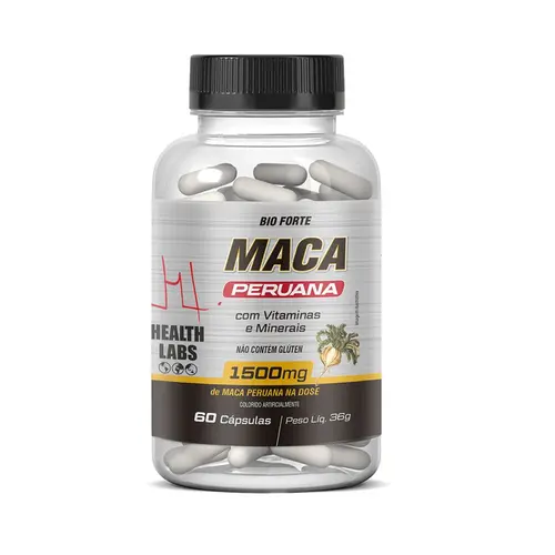 Maca Peruana 60 Cápsulas Health Labs