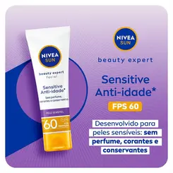 Protetor Solar Facial Nivea Sun Sensitive FPS50 50G