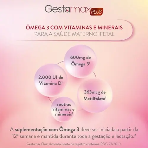 Gestamax Plux 60 cápsulas gel