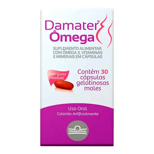 Damater Ômega 30 cápsulas