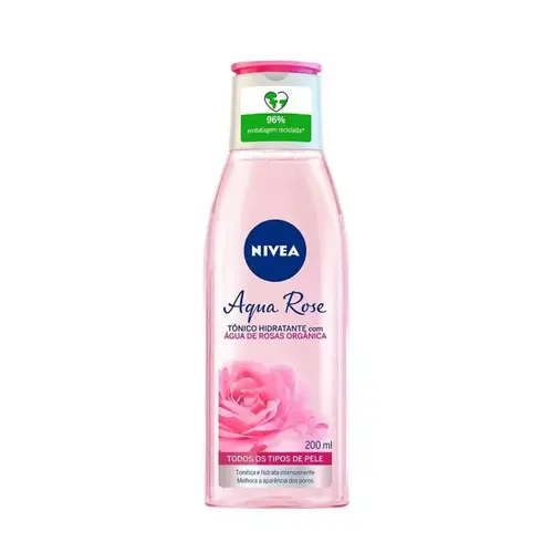 Tonico Hidratante Organica Nivea Aqua Rose 200Ml