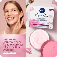 Gel Hidratante Acido Hialuronico Aqua Rose 50Ml