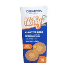 Curativo Nathy  Bege  Redondo C/16 Un