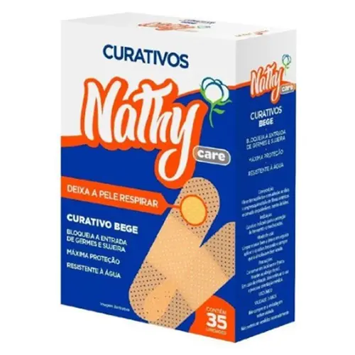 Curativo Nathy Bege C/ 35 Un