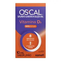 Os-Cal Vitamina D3 500UI/ml em gotas 10ml